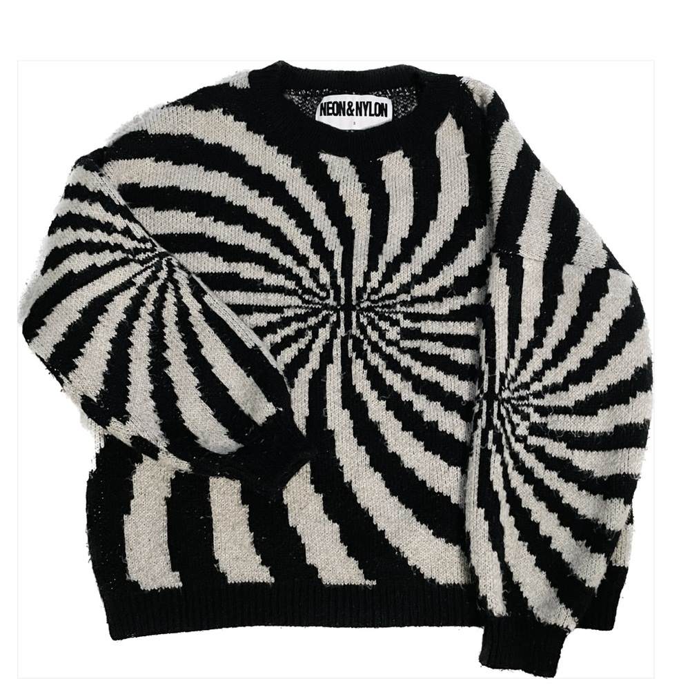 🟥SOLD🟥 Neon&Nylon Y2K Sweater - Picture 1 of 2